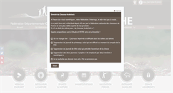 Desktop Screenshot of chasseardeche.fr